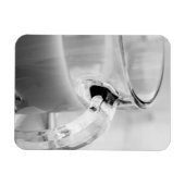 Magnet Flexible Infrarouge, Noir & Blanc, tasse, verre, café, (Horizontal)