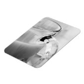 Magnet Flexible Infrarouge, Noir & Blanc, tasse, verre, café, (Côté Gauche)