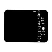 Magnet Flexible Ingénieur logiciel de codage intelligent de rempli (Horizontal)