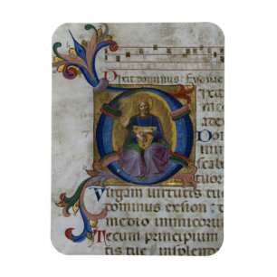 Magnet Flexible Initiale "D" de Mme 531 f.169v Historiated