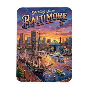 Magnet Flexible Inner Harbor, Baltimore États-Unis