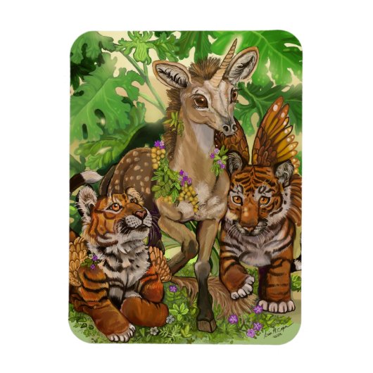 Magnet Flexible 'Innocence de la nouvelle' licorne (Vertical)