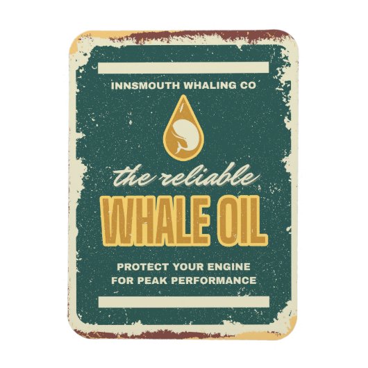 Magnet Flexible Innsmouth Whale Oil Lovecraft (Vertical)