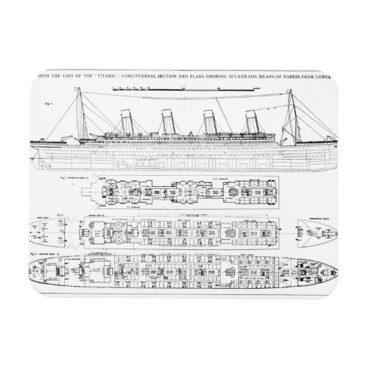 Magnet Flexible Inquiry into the Loss of the Titanic : Cross secti (Horizontal)