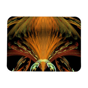 Magnet Flexible Insecte orange Alien