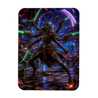 Magnet Flexible Insectoid Space Pirate — Six-Armed Combatant