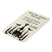 Magnet Flexible Inséparables de lustre de bois Grain Enregistrer l (Côté Gauche)