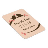 Magnet Flexible Inséparables Enregistrer la date (Côté Droit)