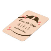 Magnet Flexible Inséparables Enregistrer la date (Côté Gauche)