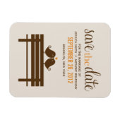 Magnet Flexible Inséparables sur le Mariage Park Bench (Horizontal)