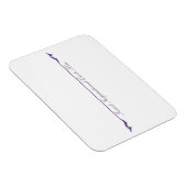 Magnet Flexible Insérer un devis inspirant ici - violet (Côté Droit)