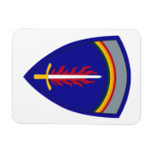 Magnet Flexible Insigne Army Europe USAREUR (Horizontal)