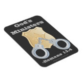 Magnet Flexible Insigne de détective des ministres de Dieu (Côté Droit)