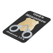 Magnet Flexible Insigne de détective des ministres de Dieu (Côté Gauche)