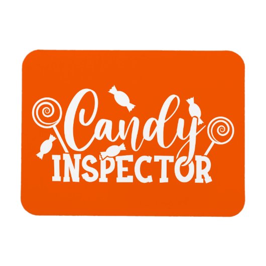 Magnet Flexible Inspecteur Halloween Candy (Horizontal)