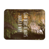 Magnet Flexible Inspiration Dieu fera une citation de la voie (Horizontal)