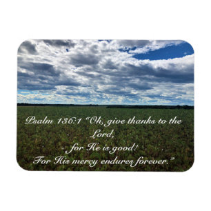 Magnet Flexible Inspirationnel "Donner Merci" Champ de coton