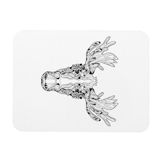 Magnet Flexible Inspiré D'Un Elk (Horizontal)