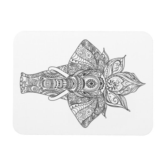 Magnet Flexible Inspiré par l'éléphant (Horizontal)