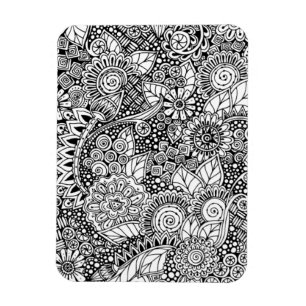 Magnet Flexible Inspirée par la flore ethnique