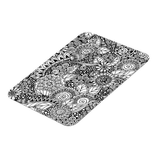 Magnet Flexible Inspirée par la flore ethnique (Côté Gauche)