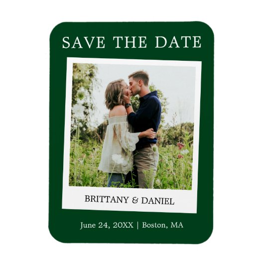 Magnet Flexible Instant Camera Style Photo Enregistrer La Date Ver (Vertical)