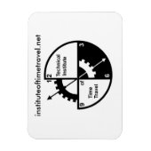 Magnet Flexible Institut technique de l'aimant de voyage du temps (Vertical)