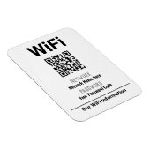 Magnet Flexible Instructions WiFi avec code QR (Côté Droit)