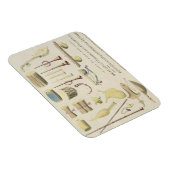 Magnet Flexible Instruments de musique indiens, plaque 23 de 'Orie (Côté Droit)