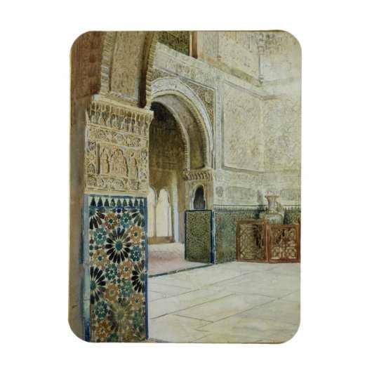 Magnet Flexible Intérieur de l'Alhambra, Grenade (w/c) (Vertical)