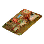 Magnet Flexible Intérieur d'un restaurant par Vincent van Gogh (Côté Gauche)