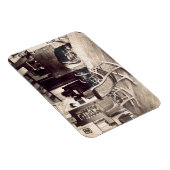 Magnet Flexible Intérieur d'une cabane en bois américaine, vers 18 (Côté Droit)