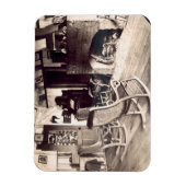 Magnet Flexible Intérieur d'une cabane en bois américaine, vers 18 (Vertical)