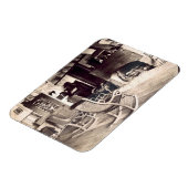 Magnet Flexible Intérieur d'une cabane en bois américaine, vers 18 (Côté Gauche)