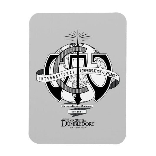 Magnet Flexible International Confederation of Wizards Logo (Vertical)