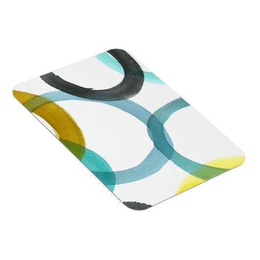 Magnet Flexible Interverrouillage des cercles jaunes et bleus (Côté Droit)