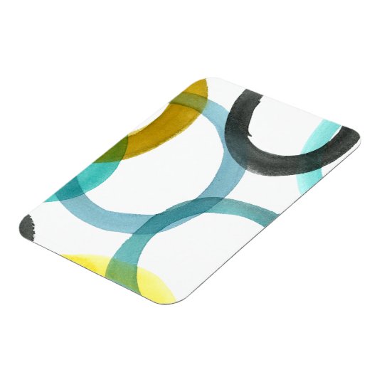 Magnet Flexible Interverrouillage des cercles jaunes et bleus (Côté Gauche)