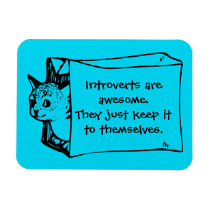 Magnet Flexible Introverts sont chat impressionnant dans un