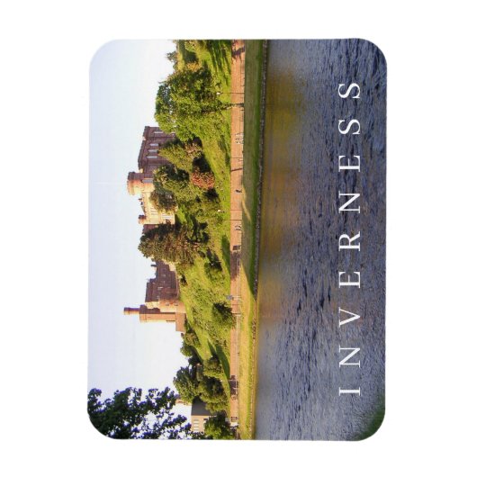 Magnet Flexible Inverness Castle vue frigo aimant (Vertical)