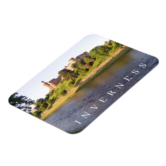 Magnet Flexible Inverness Castle vue frigo aimant (Côté Gauche)