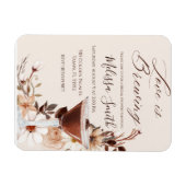 Magnet Flexible Invitation à la Fête de Fiançailles : L'Amour est  (Horizontal)