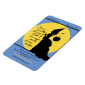 Magnet Flexible Invitation à la fête d'Halloween victorienne sorci (Côté Gauche)