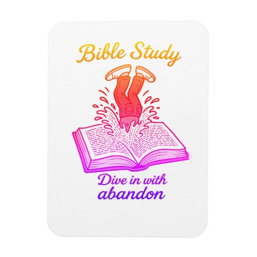 Magnet Flexible Invitation à l'étude biblique (Vertical)