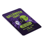 Magnet Flexible Invitation à une fête de costume d'Halloween Fête (Côté Droit)