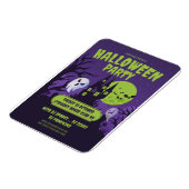 Magnet Flexible Invitation à une fête de costume d'Halloween Fête (Côté Gauche)