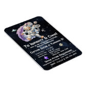 Magnet Flexible Invitation d'anniversaire de l'enfant à thème spat (Côté Droit)