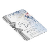 Magnet Flexible Invitation de carte de mariage moderne avec tablea (Côté Droit)
