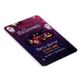 Magnet Flexible Invitation de fête d'Halloween, fête d'horreur Hal (Côté Droit)