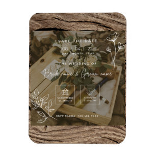 Magnet Flexible invitation de mariage