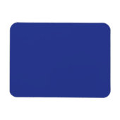 Magnet Flexible Invitation de mariage minimale en bleu profond (Horizontal)